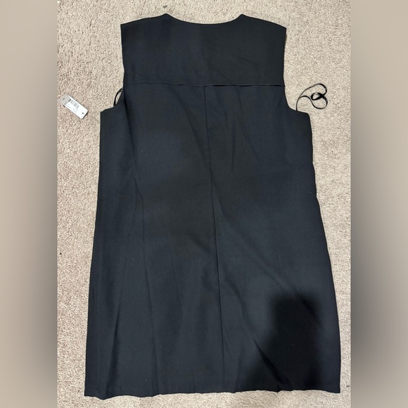 Worthington Black Dress with Textured Panel - Picture 2 of 8